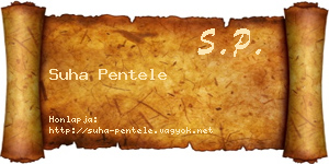 Suha Pentele névjegykártya